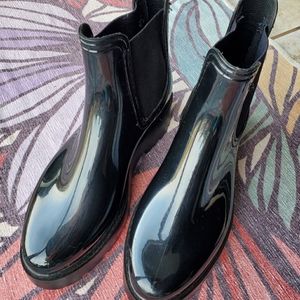 ASOS Black Platform Chelsea Boots